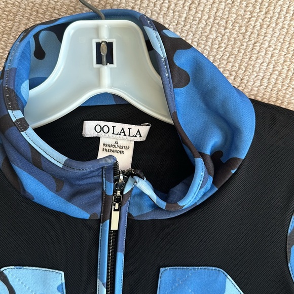 Blue camouflage jacket - Picture 3 of 4